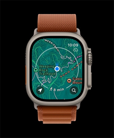 Apple Watch Ultra 3, φυσικ? χρ?μα, κ?σα απ? τιτ?νιο, χ?ρτη? εκτ?? σ?νδεση?, οδηγ?ε? για προσεχ? γεγον?τα, λουρ?κι τερακ?τα Alpine Loop