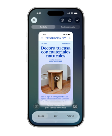 Un iPhone muestra una colección de fotos de distintas lámparas con forma de hongo en Etsy, junto con pesta?as de Google y Pinterest