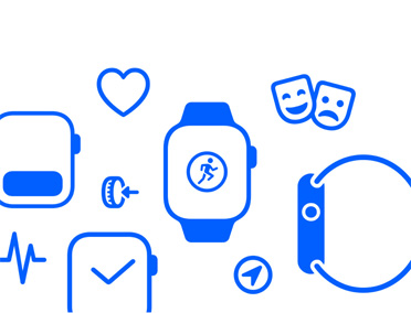 Apple Watch 圖像：智慧型疊放、健康、數(shù)碼錶冠、體能訓練、影院模式