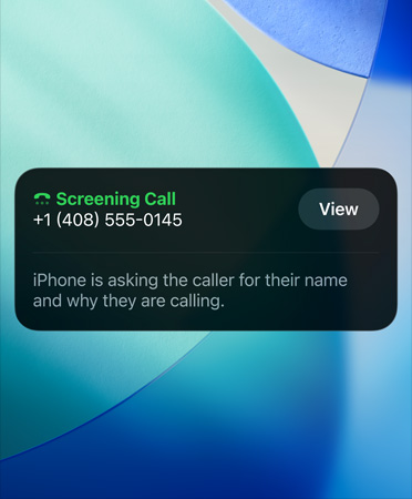 App στο iPhone που δε?χνει τη λειτουργ?α Διαλογ?? κλ?ση? σε χρ?ση