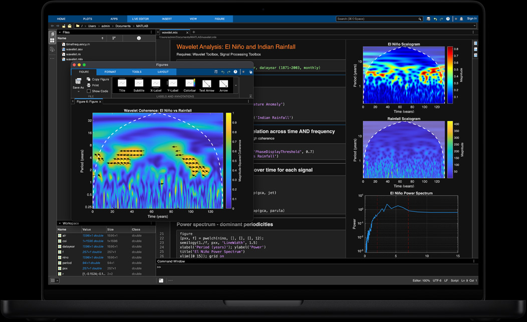 Térinformatikai adatfeldolgozás és -vizualizáció a MATLAB-ben, egy MacBook?Pro kijelz?jén